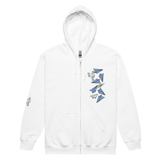 Paper planes Zipper Hoody